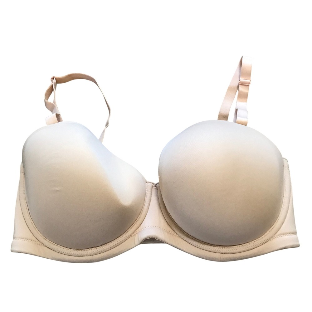 Wacoal Red Carpet Strapless‎ Full Figure Underwire Bra Sand 38DDD 854119